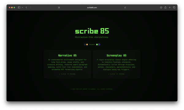 scribe85 Case Study Matrix Green