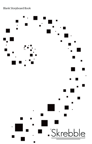 Storyboard Book White Golden Spiral